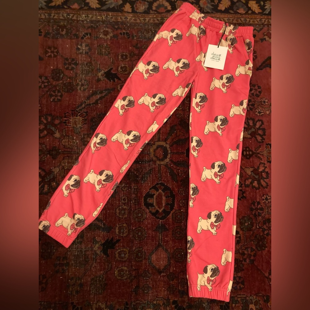 DEUX PART DEUX Girls Pug Joggers - Girls 12 / SO FUN! 🤩